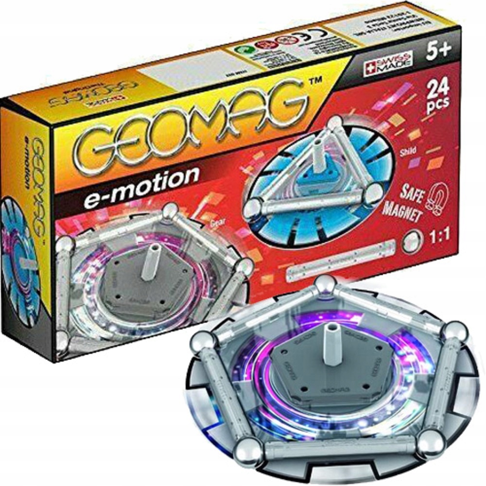 

Geomag Klocki magnetyczne e-motion Power Spin 24el
