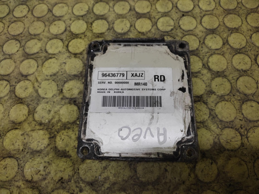CHEVROLET AVEO control unit of the engine 96436779
