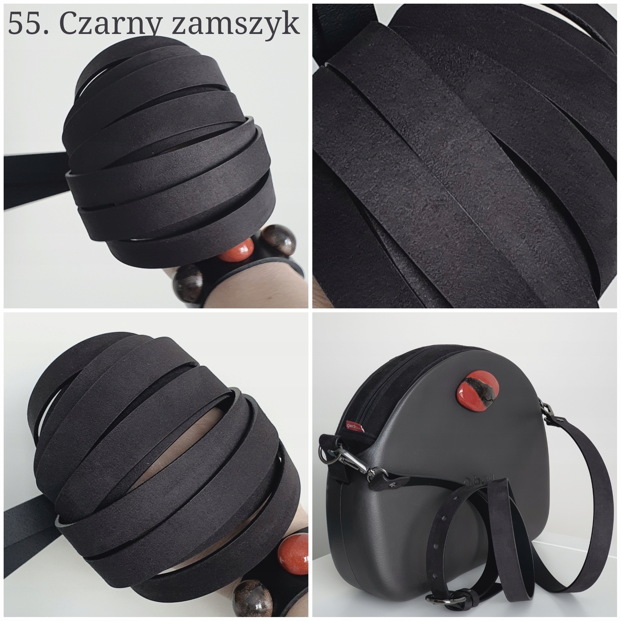 UCHWYTY DŁUGIE SKÓRA Z ŁEZKAMI DO OBAG Waga produktu z opakowaniem jednostkowym 0.2 kg