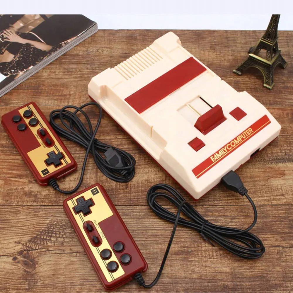 Gra Telewizyjna Konsola Retro Kartridż 500Gry 2 Pady AV prezenty dla dzieci Waga produktu z opakowaniem jednostkowym 1 kg