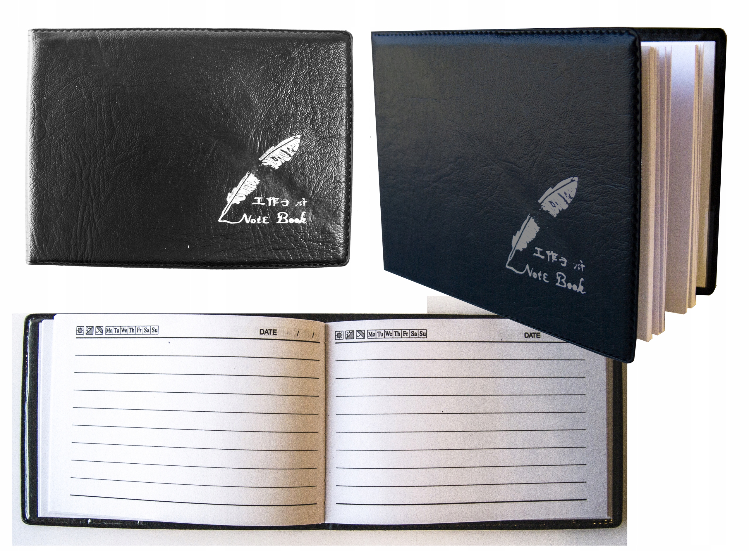 

Notes Organizer Notatnik Czarny Notesik