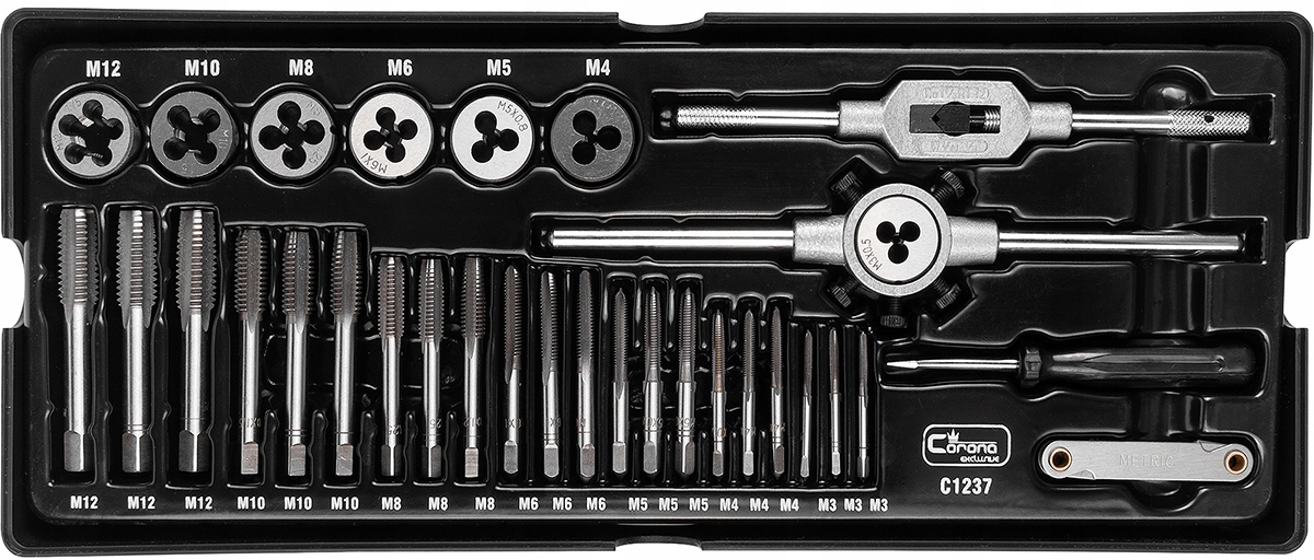 WKLAD GWINTOWNIKI NARZYNKI M3 M12 POKRETLO 32 SZT Producent code C1237