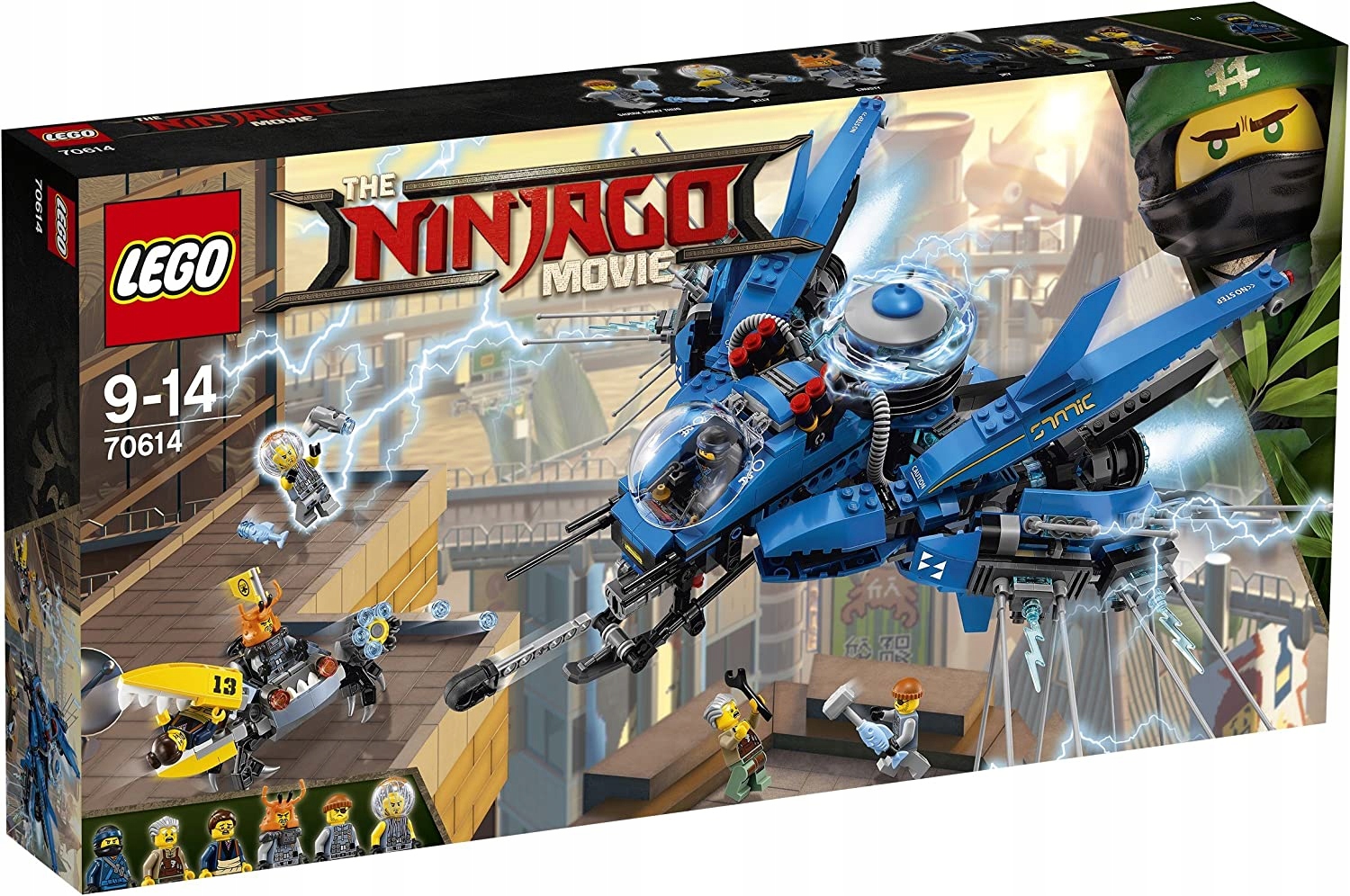 LEGO NINJAGO MOVIE 70614 Odrzutowiec Błyskawica Marka LEGO