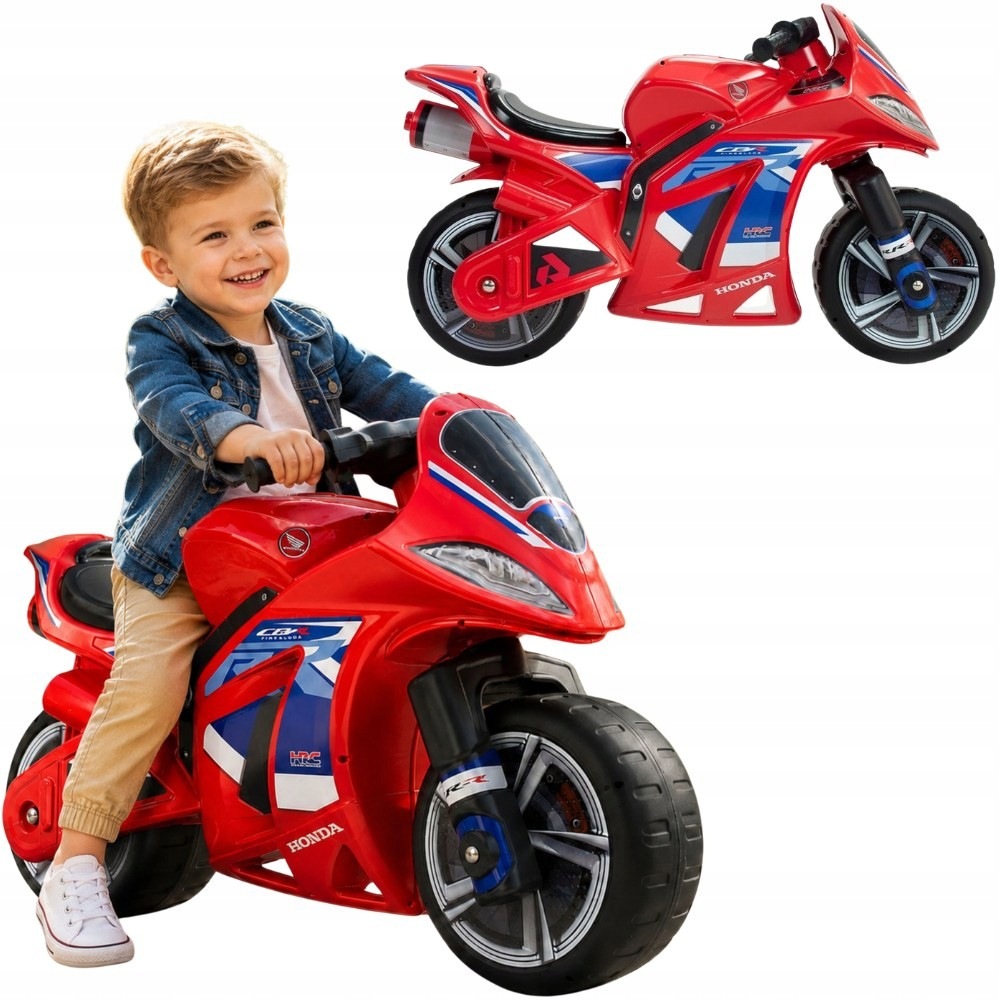 Injusa Jeździk Motor Biegowy Honda Cbr Fireblade Pchacz