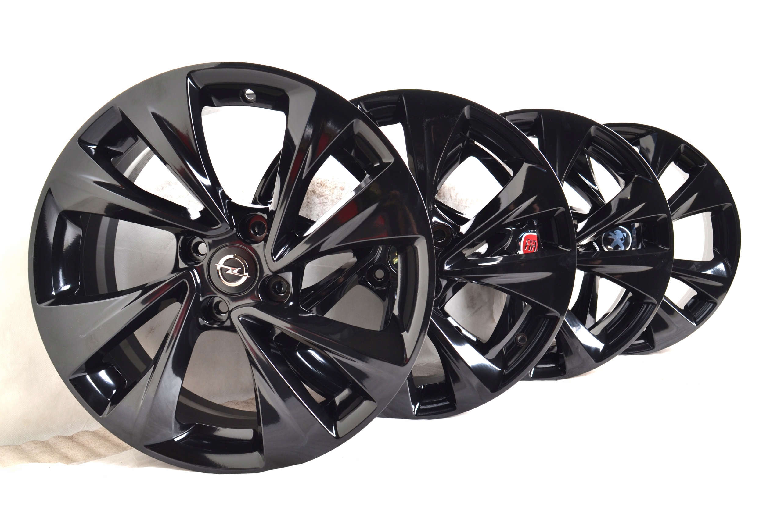 FELGI 17 4x108 OPEL MOKKA ORYGINAŁ CZARNE Wzór wieloramienne