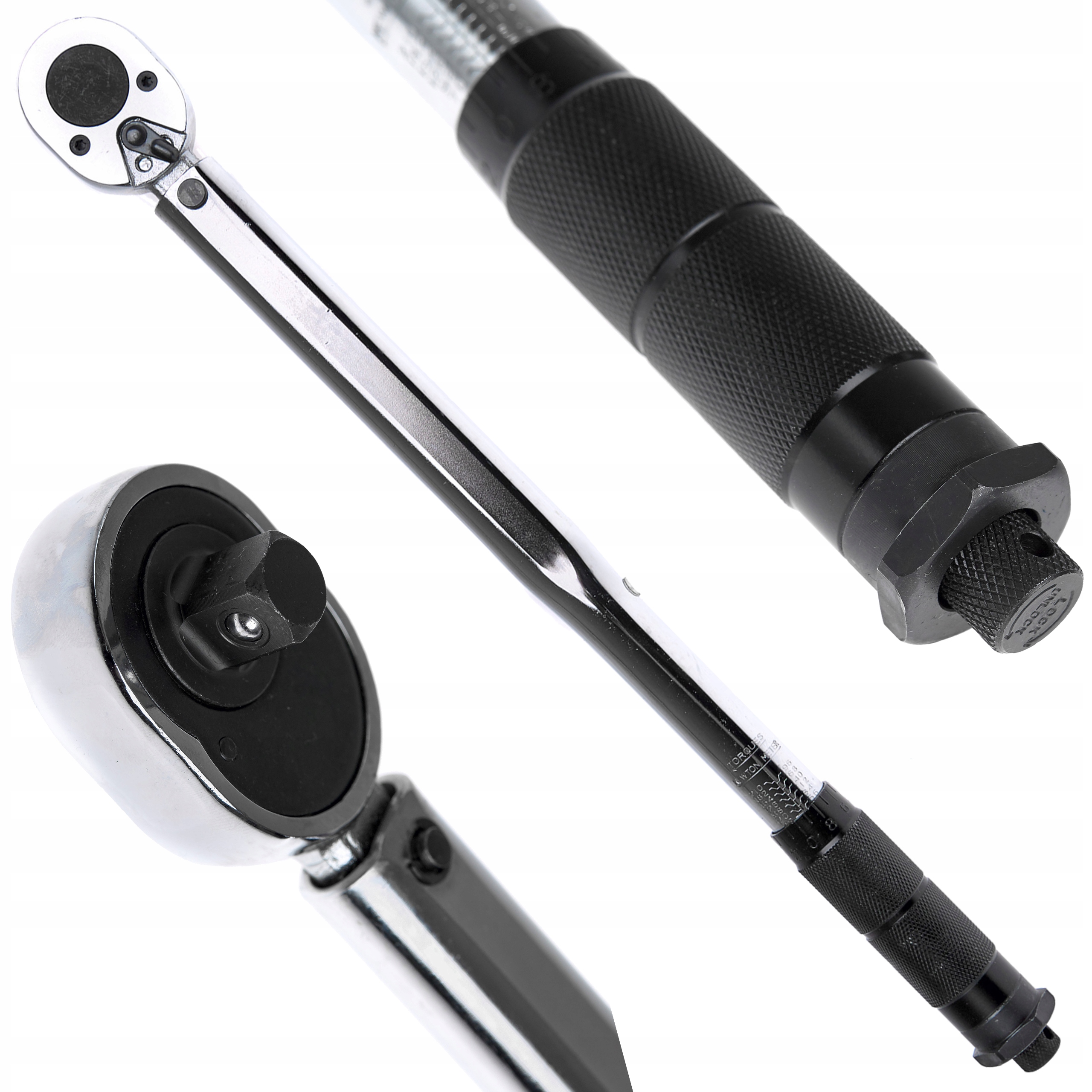 Klucz Dynamometryczny 1/2" 10-210NM 465 mm Cr-v Do Kół W Etui