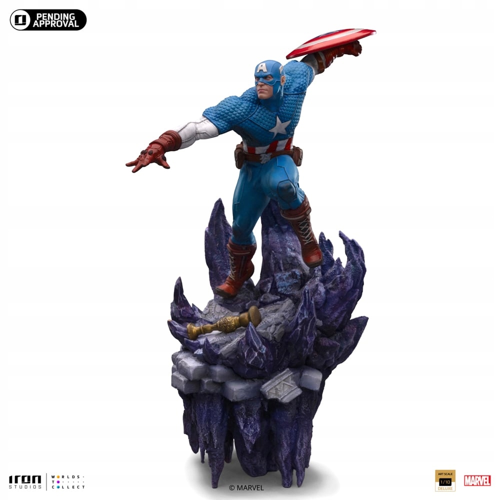 Marvel Kapitán Amerika Socha Art Scale Deluxe 1/10 34 cm