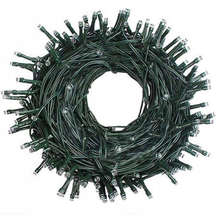 LAMPKI CHOINKOWE 500 LED ZEW/WEW BIAŁE CIEPŁE Marka bez marki