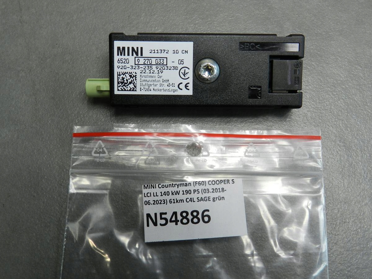 MINI Countryman F60 antenna amplifier 9270033