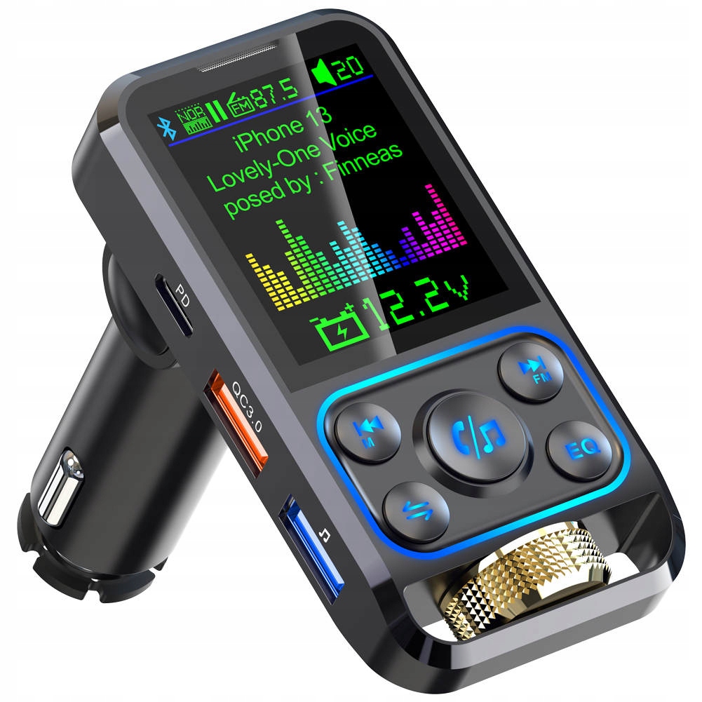 TRANSMITER FM BLUETOOTH SZYBKA ŁADOWARKA QC USB PD Kod producenta BC83