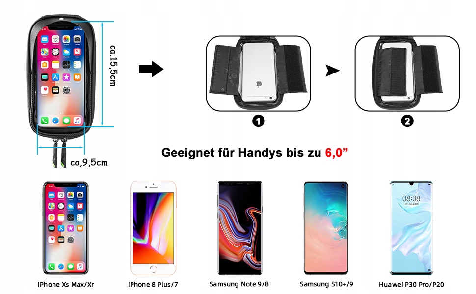 Torba Rowerowa ROCKBROS 017-1BK na smartfon Model Torba rowerowa na smartfon