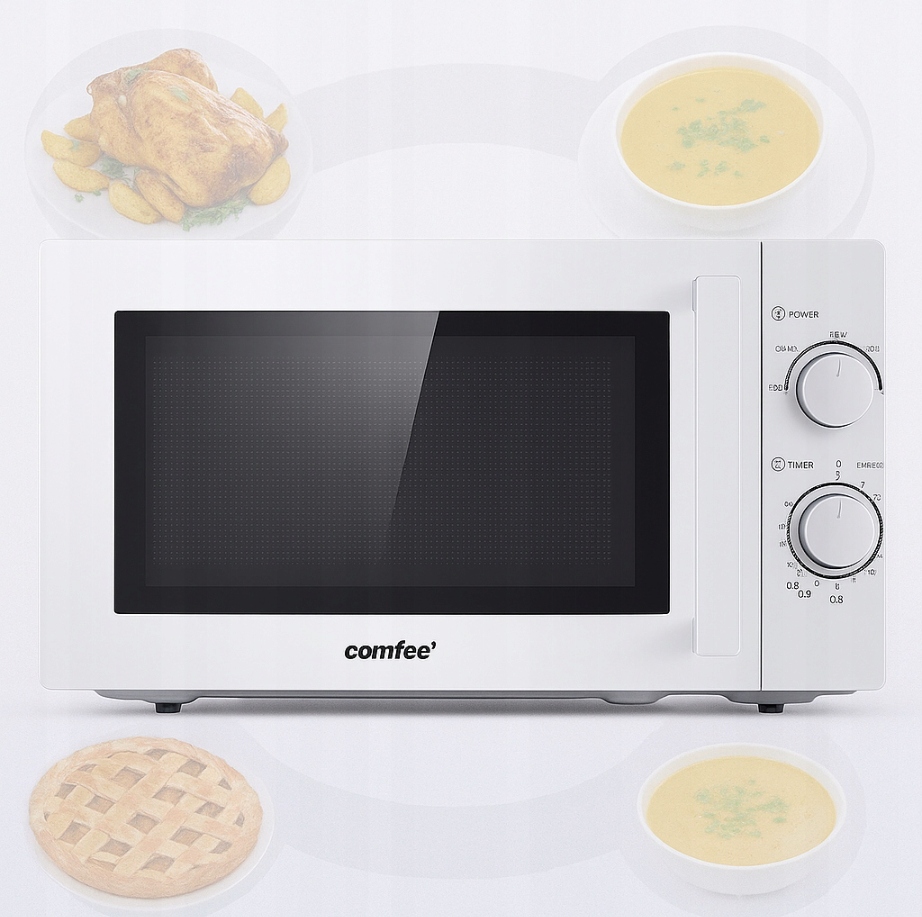 Kuchenka Mikrofalowa Z Rozmrażaniem Comfee Cmsn 20 Si 700W Srebrna