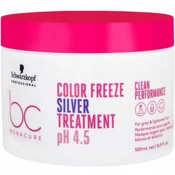 Maska na vlasy Schwarzkopf Color Freeze Silver 500 ml Vyhlazující