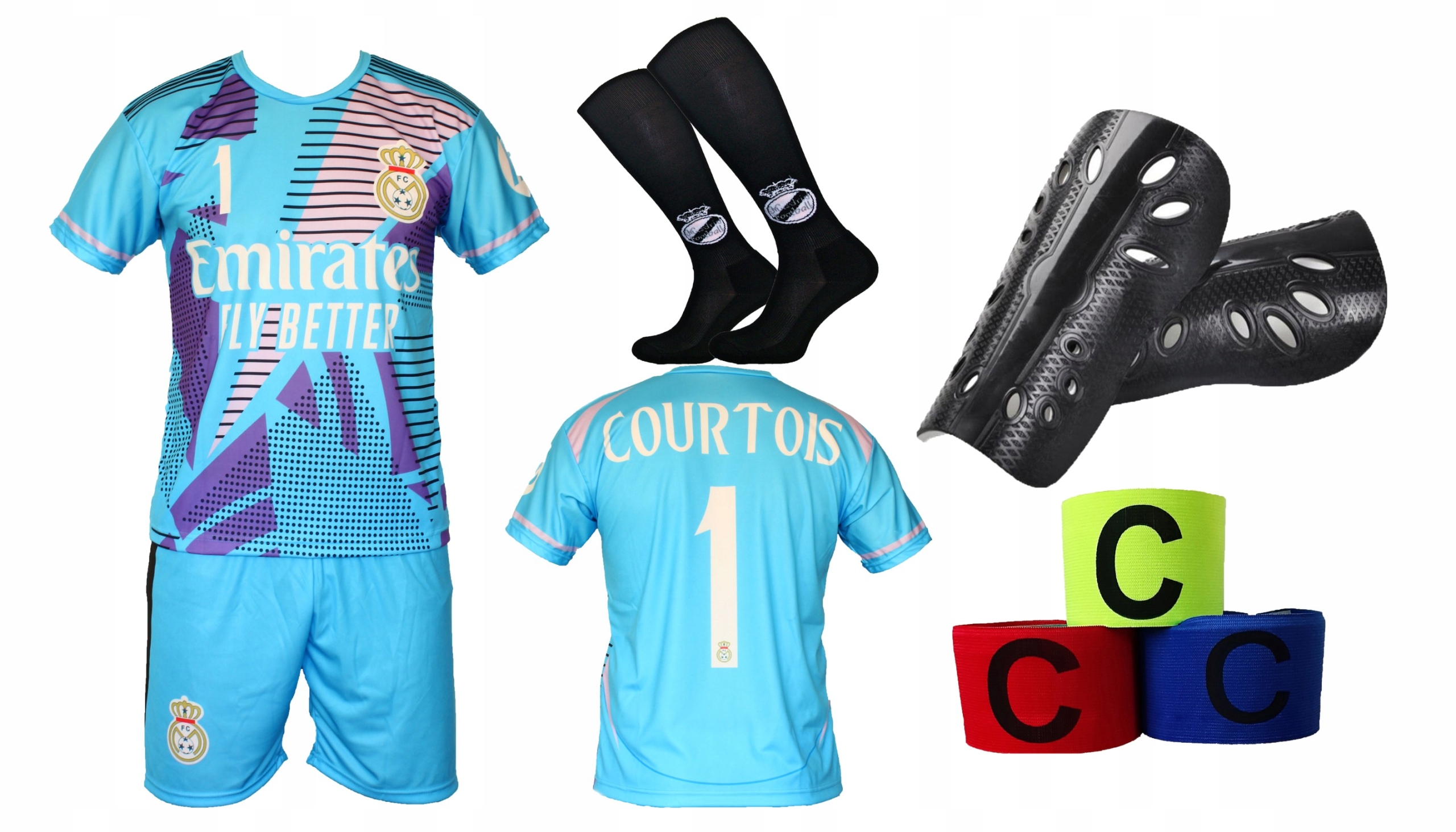 Courtois sportovní set fotbalového oblečení Oo 164