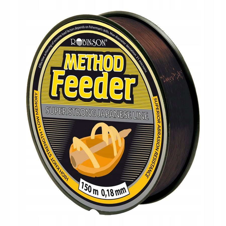 

Żyłka Robinson Method Feeder 0.26MM 8.1KG 150M Cie