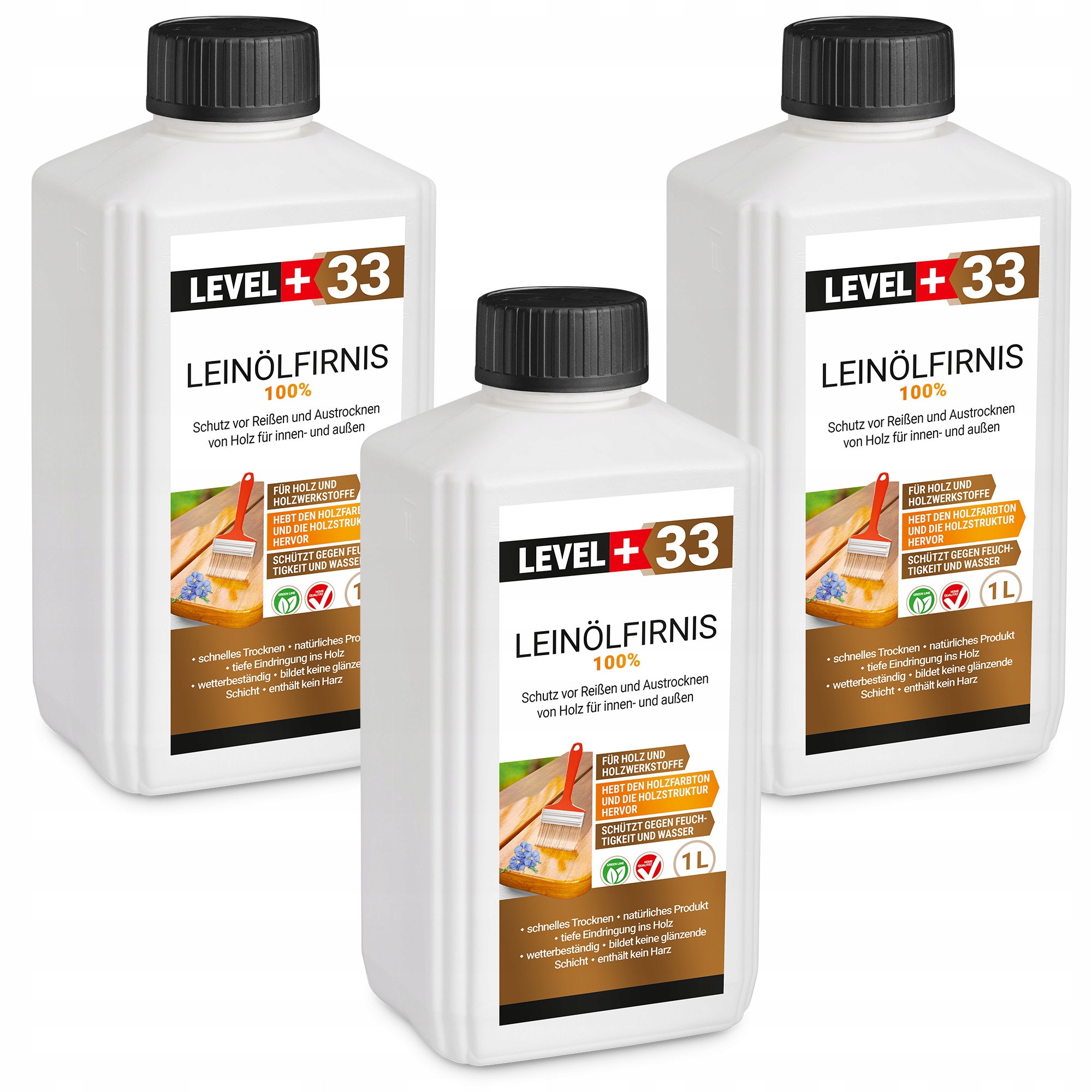 Olej Lniany 100% 3L Pokost Lniany Level+33