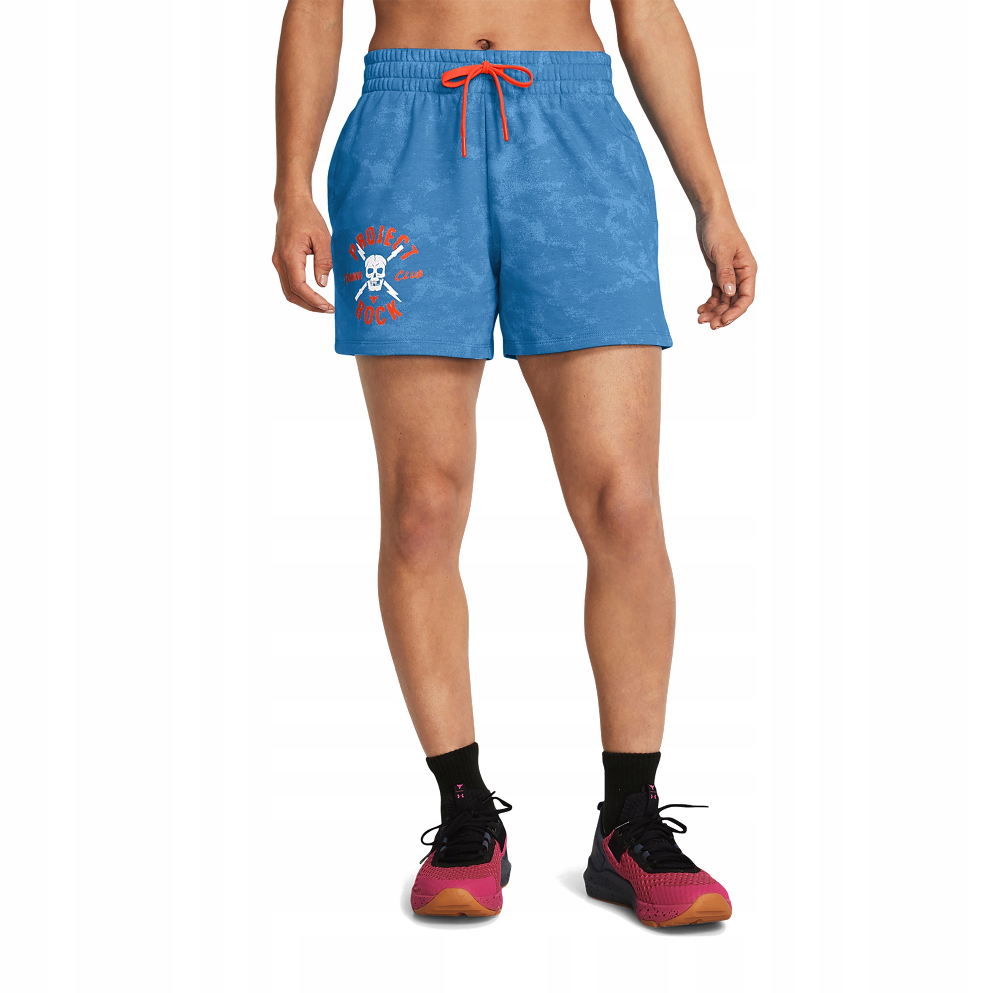 Spodenki treningowe damskie Under Armour Project Rock Underground Terry S