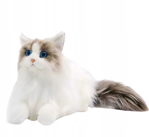Maskotka pluszowa King kotek Ragdoll biały 40 cm