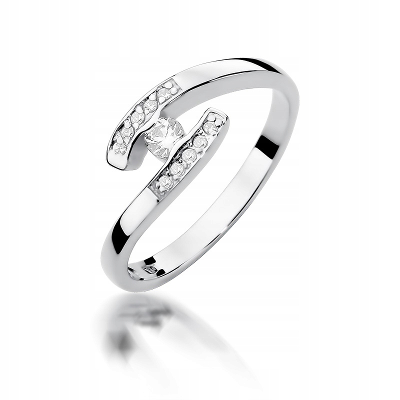 

Pierścionek Brylanty 0,19 Ct Białe Złoto 585 Sklep