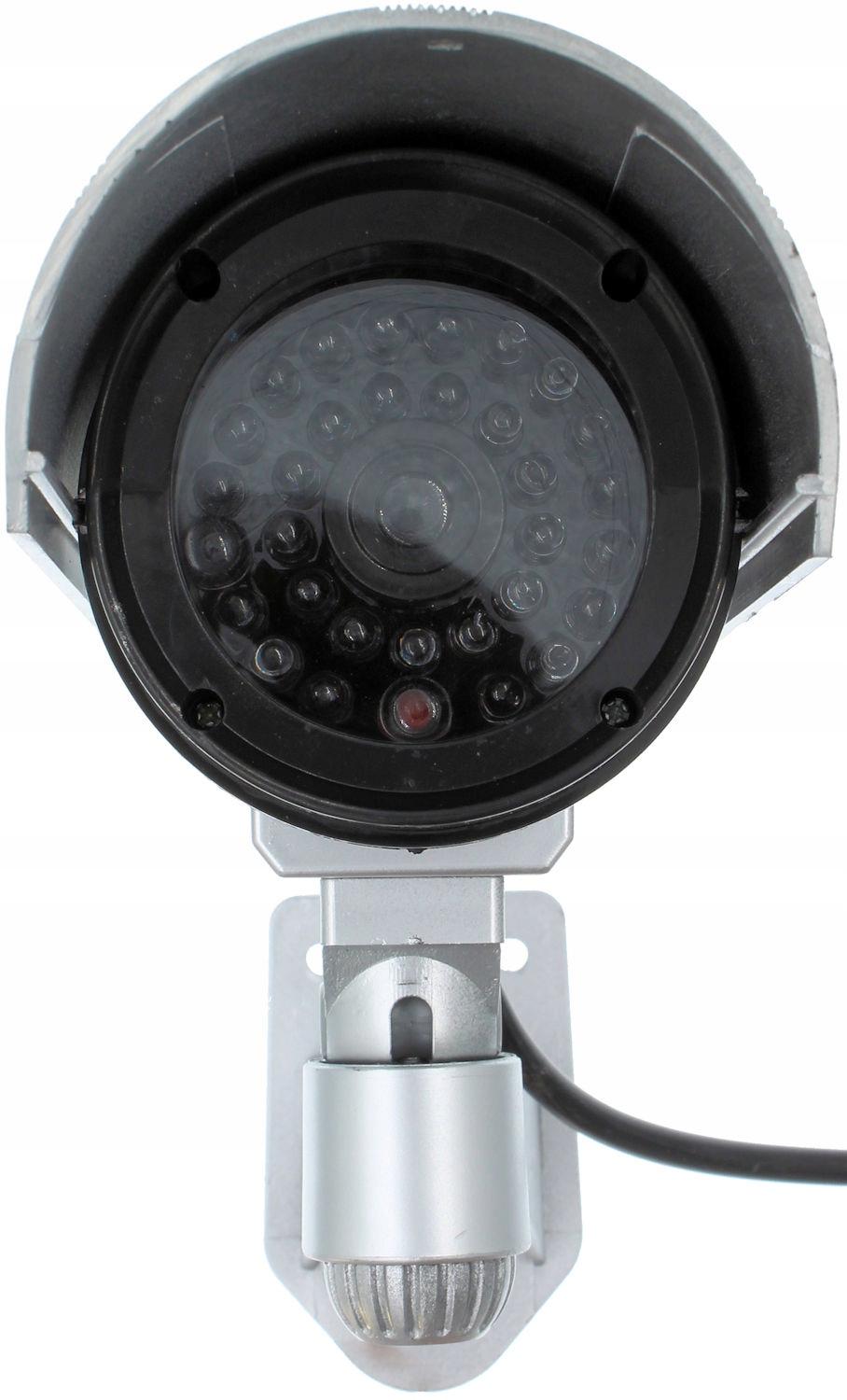 Atrapa Imitacja Kamery Monitoringowej Przemysłowej Kolor srebrny