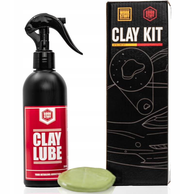GOOD STUFF CLAY KIT SPOT + LUBE ZESTAW DO OCZYSZCZANIA GLINKOWANIA LAKIERU Numer katalogowy producenta 24FF-72976