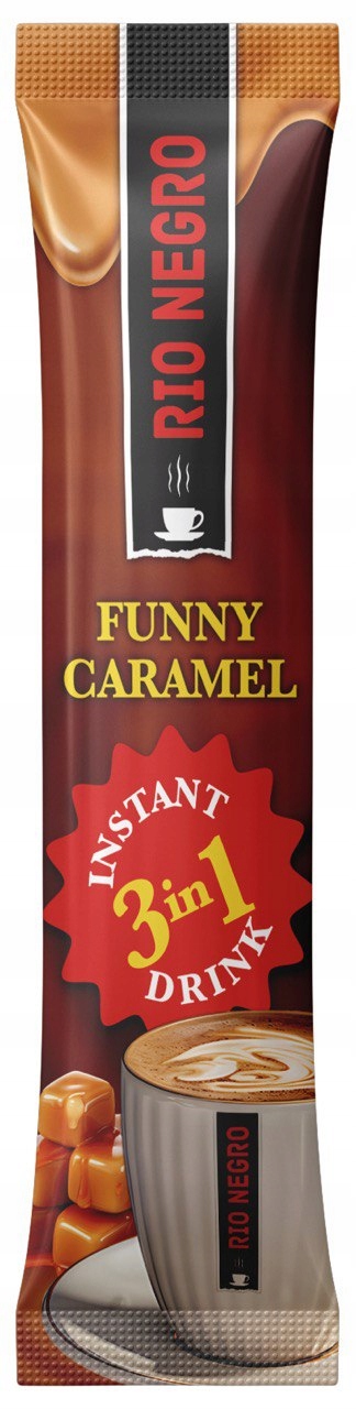 Rozpustná Káva Rio Negro 3v1 Funny Caramel