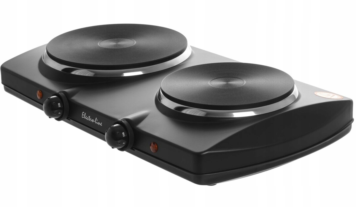 Kuchenka elektryczna turystyczna przenośna 2 palniki Electroline 102B