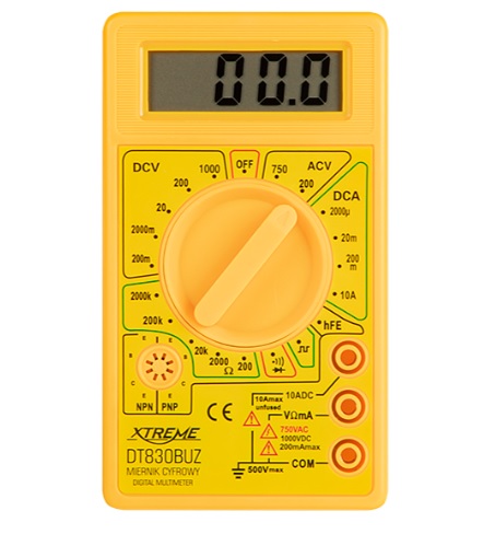 Miernik uniwersalny multimetr DT830 B + kable(1261)