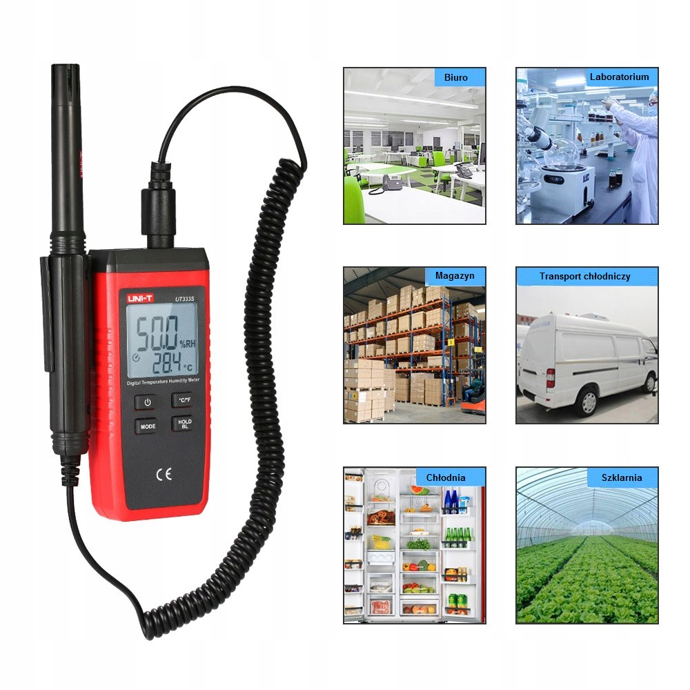 UNI-T UT333S Miernik wilgotności temperatury termohigrometr EAN (GTIN) 5901890044943