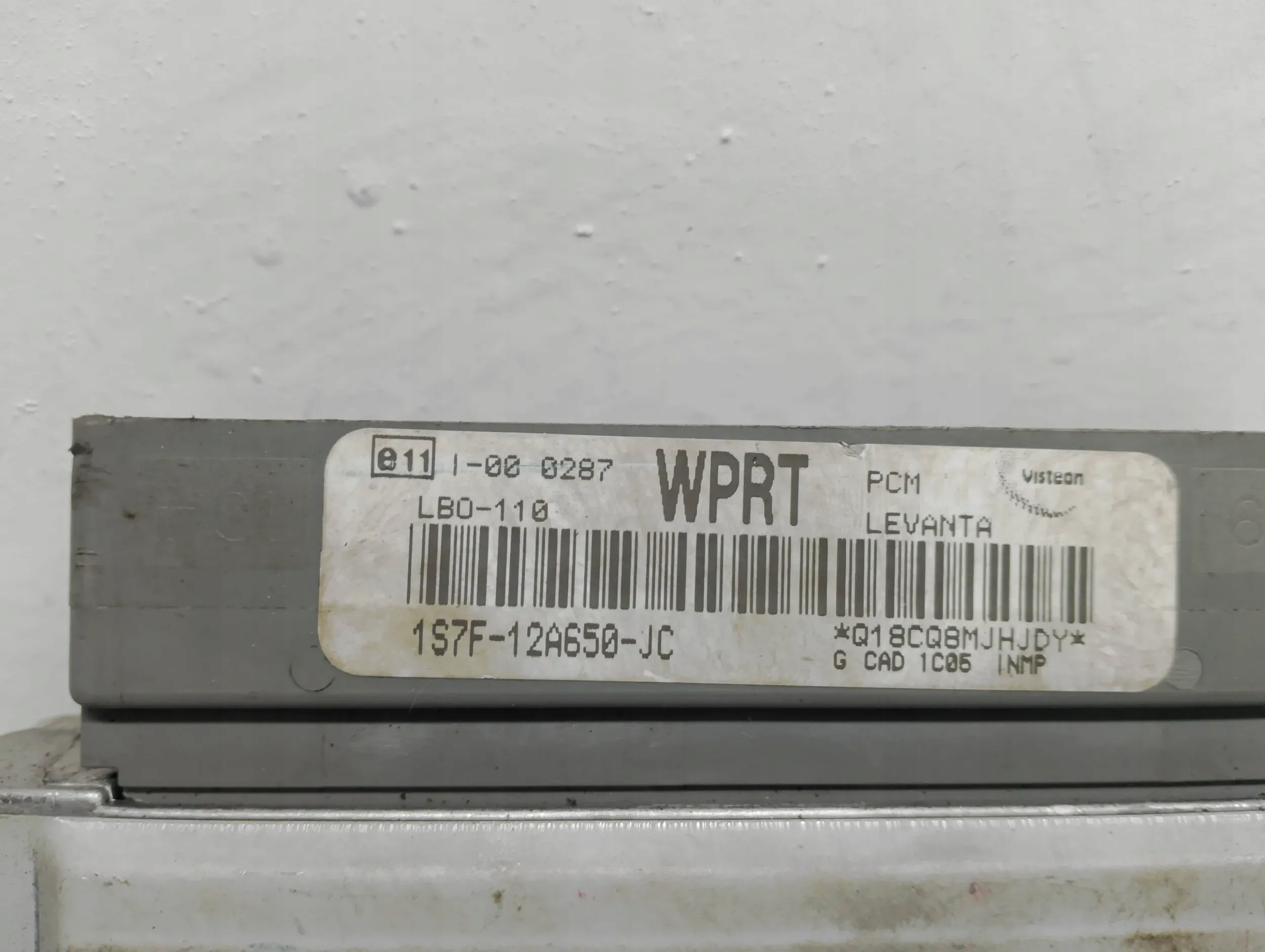 control unit computer of the engine FORD MONDEO MK3 1S7F-12A650-JC