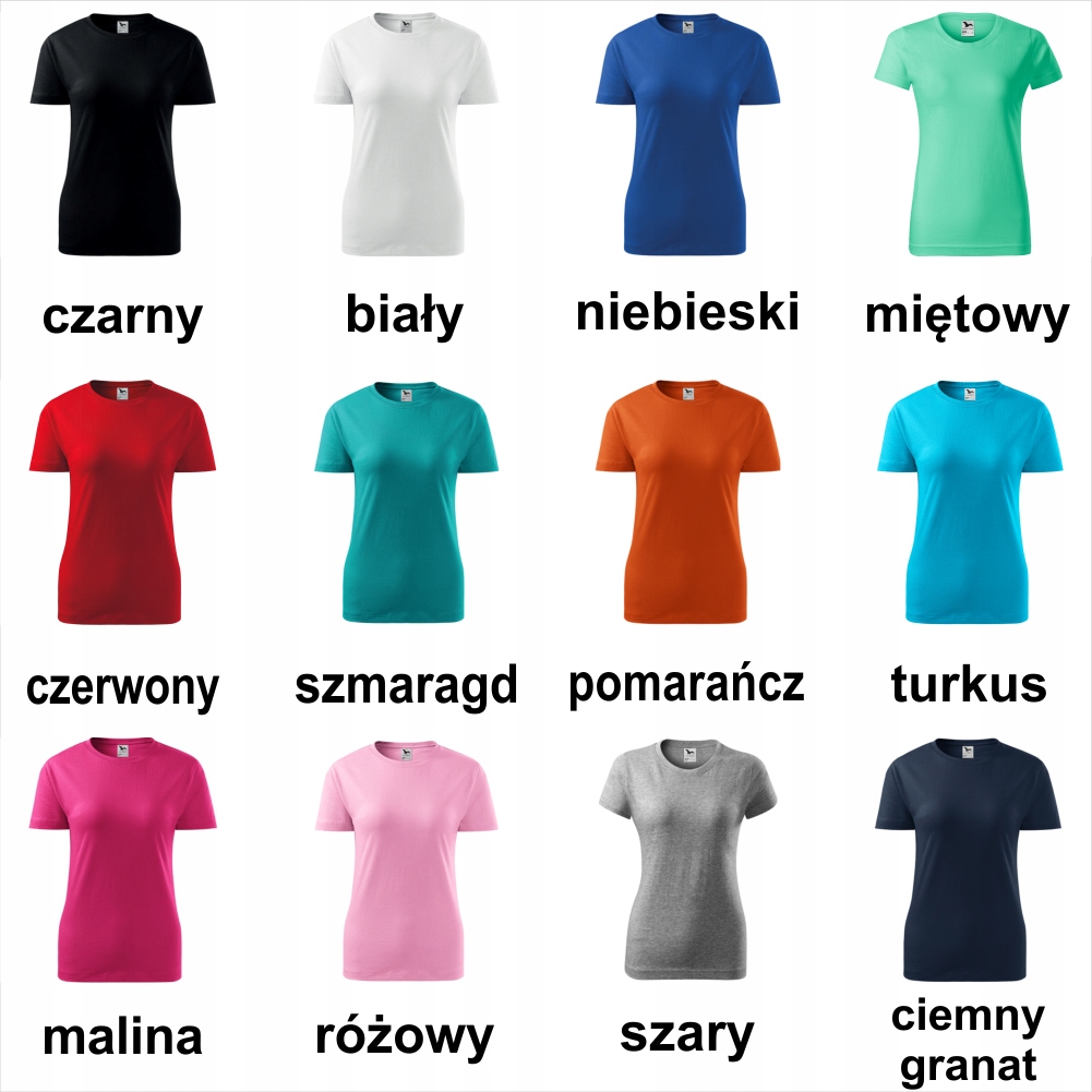 KOSZULKA DAMSKA Z NADRUKIEM RATOWNICTWO MEDYCZNE Rozmiar 42