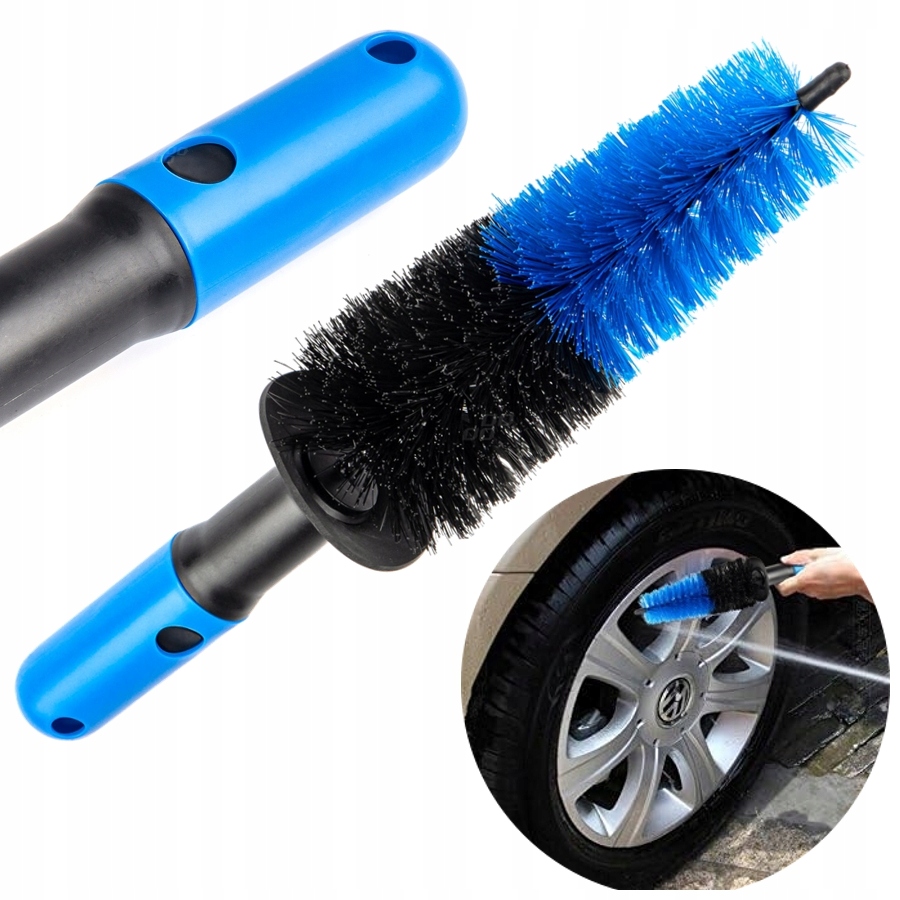 Spiczasta szczotka detailingowa do mycia felg 31cm