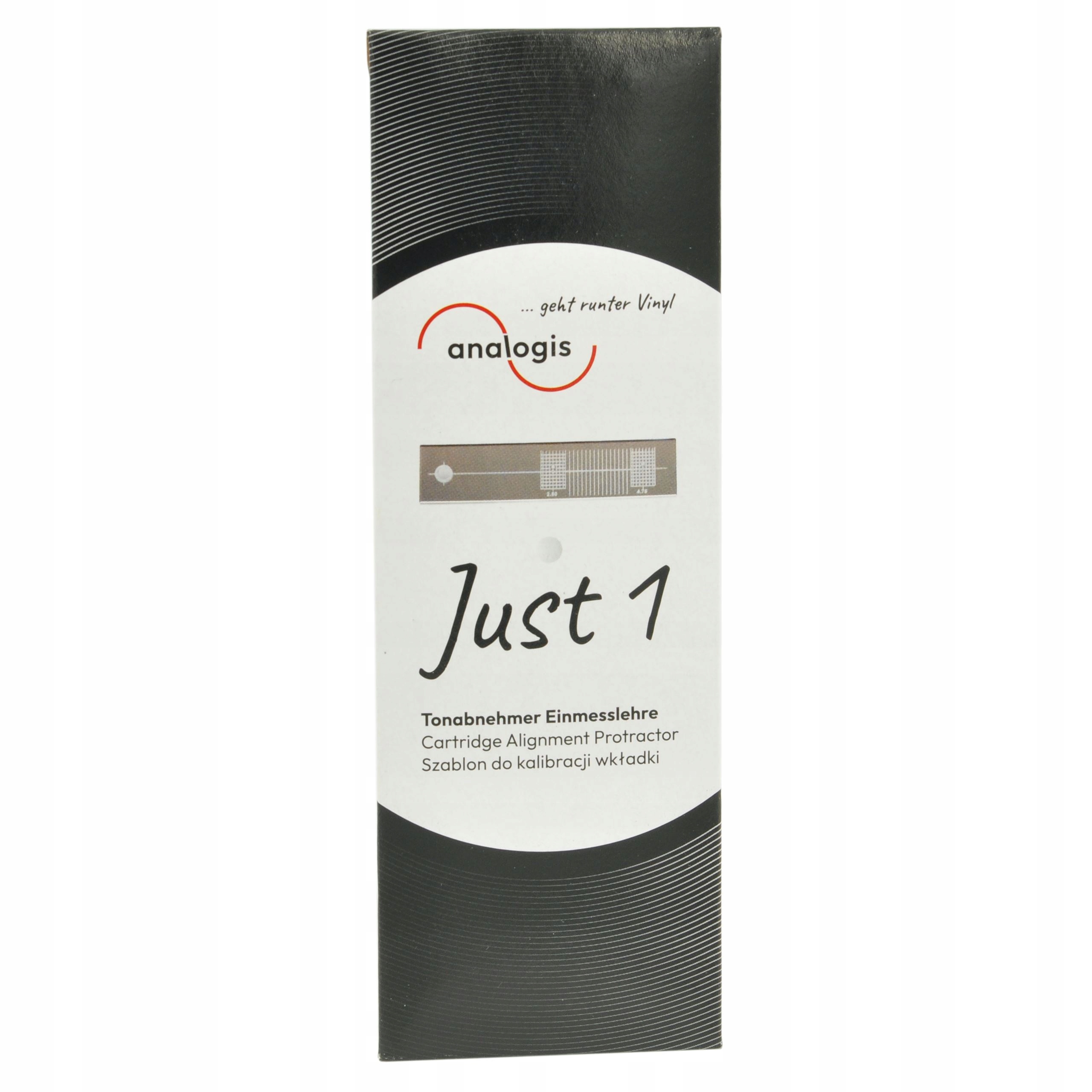 SZABLON DO KALIBRACJI WKŁADKI GRAMOFONOWEJ ANALOGIS JUST1 6089 WERSJA 2024 Marka Analogis