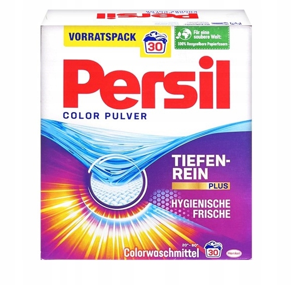 proszek do prania Persil COLOR PULVER 30 prań 1,95 kg z NIEMIEC