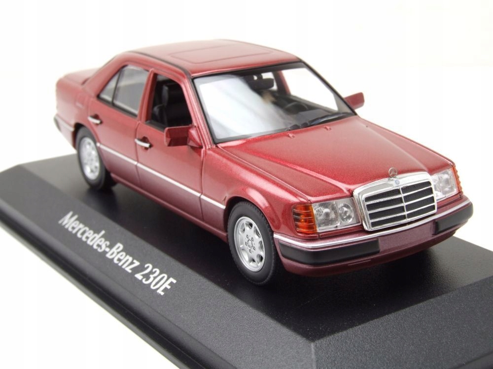 Mercedes 230E (W124) Red 1991 1/43 Minichamps