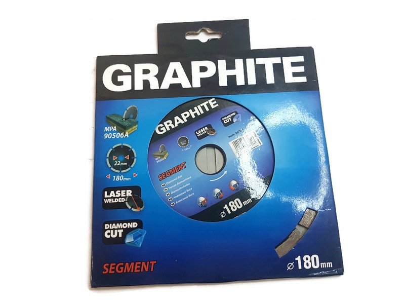 Tarcza diamentowa Graphite 57H608 180x22.2mm