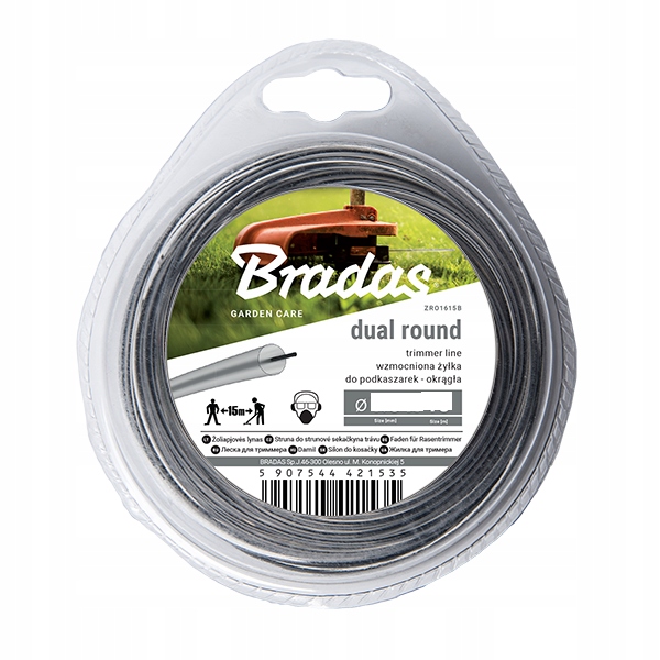 

Bradas Żyłka Ripper Dual okrągła blister 3mm x 15m