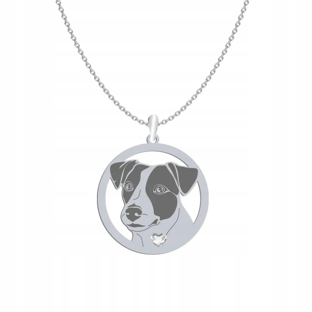 Náhrdelník Stříbro 925 se psem Jack Russell teriér Krátkosrstý Dárek Gravírování
