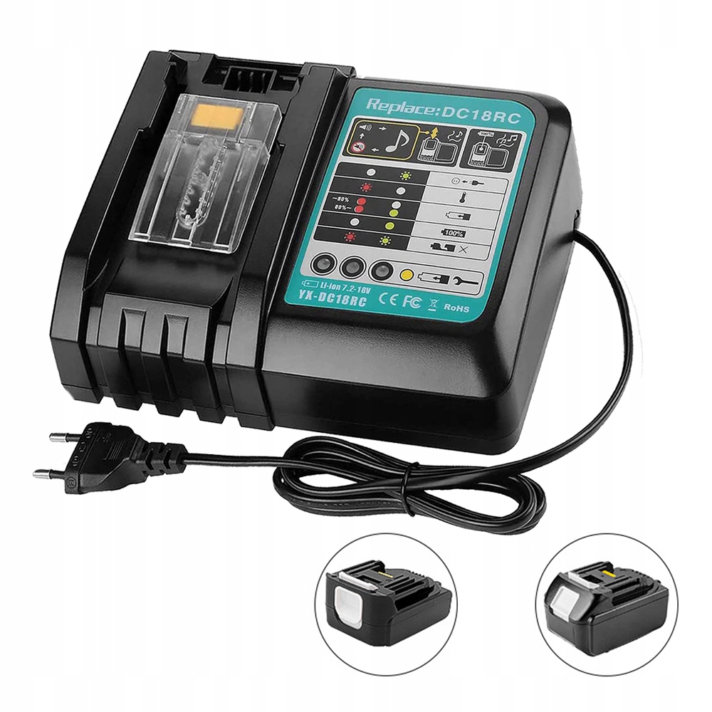 Rychlonabíječka pro Makita DC18RC Li-Ion 14,4-18V