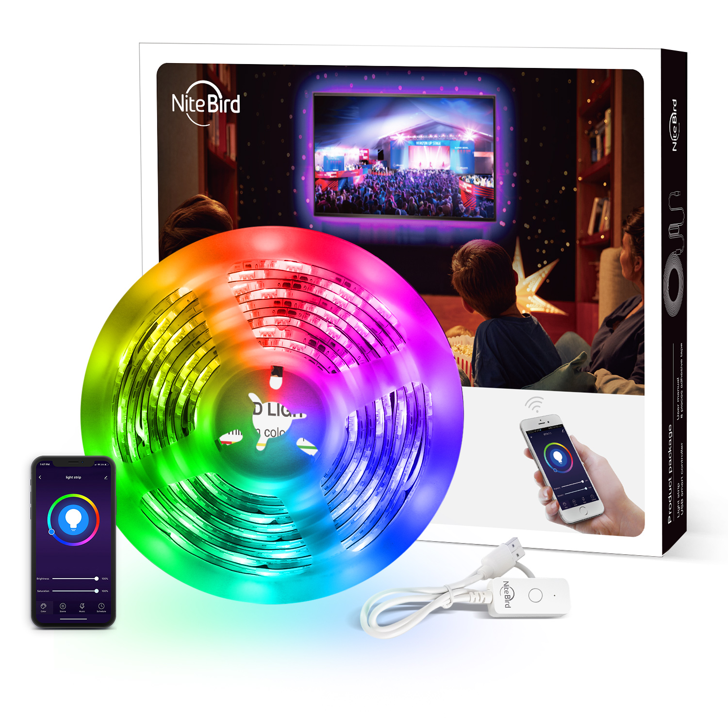 

Taśma Led Wifi Rgb SL1 2.8M Tuya Google Alexa