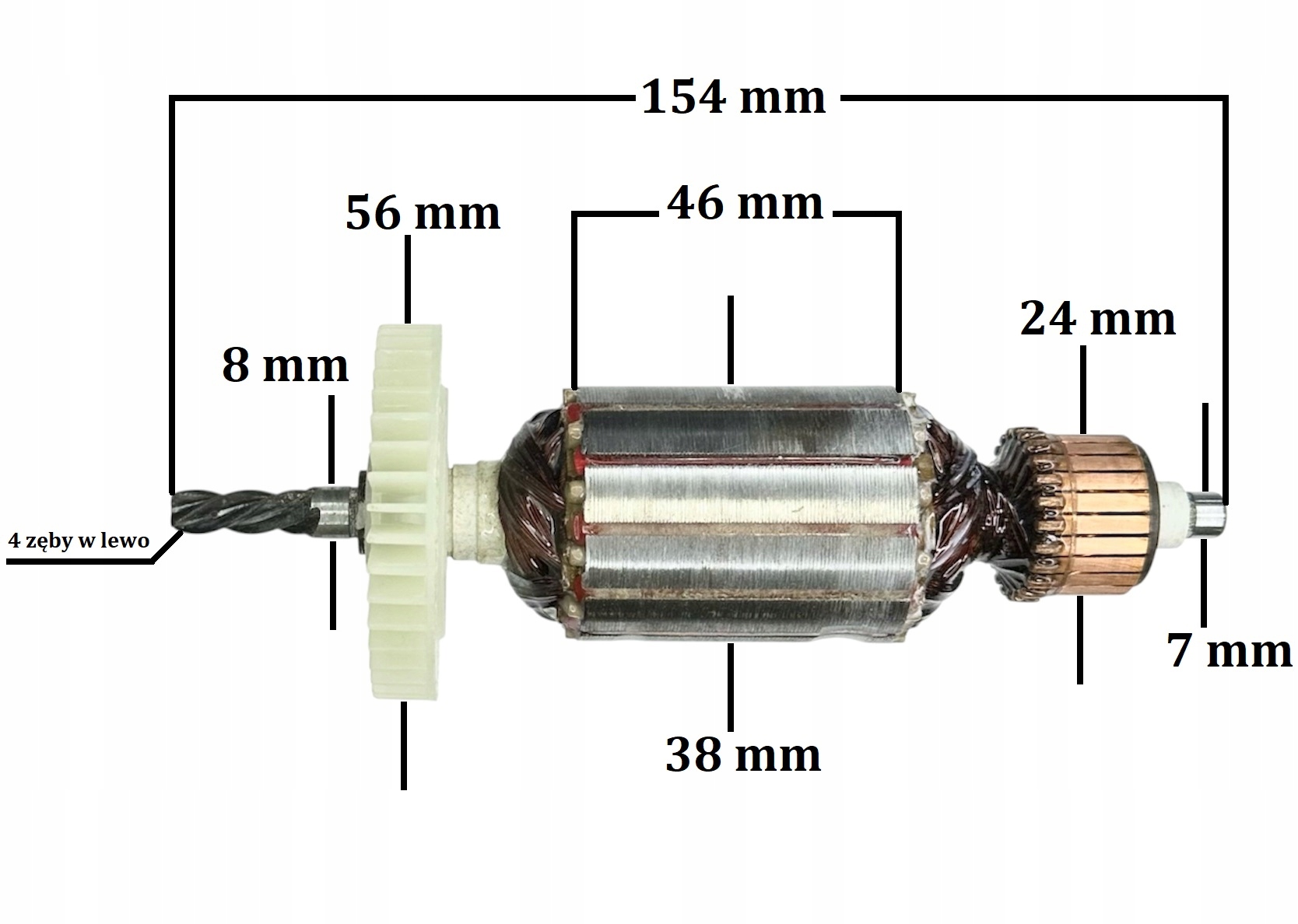 Rotátor pro vrtací kladivo Ferm 810 W, 4 zuby (jk 065)