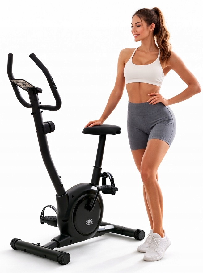 Rower Stacjonarny Magnetyczny Rowerek Treningowy do ćwiczeń do 110kg MAG31M