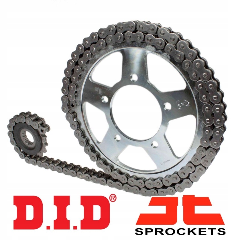 Kompletný pohon Suzuki Bandit GSF600 00-04 DID Jt kovaný Org prevodový pomer