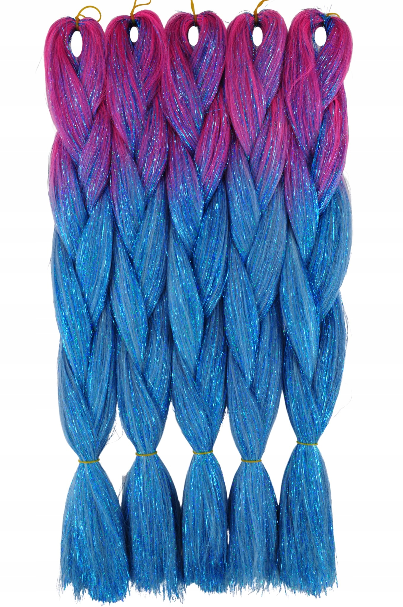 WŁOSY SYNTETYCZNE KOLOR WARKOCZYKI BROKAT MB.221N Marka Smart Colours