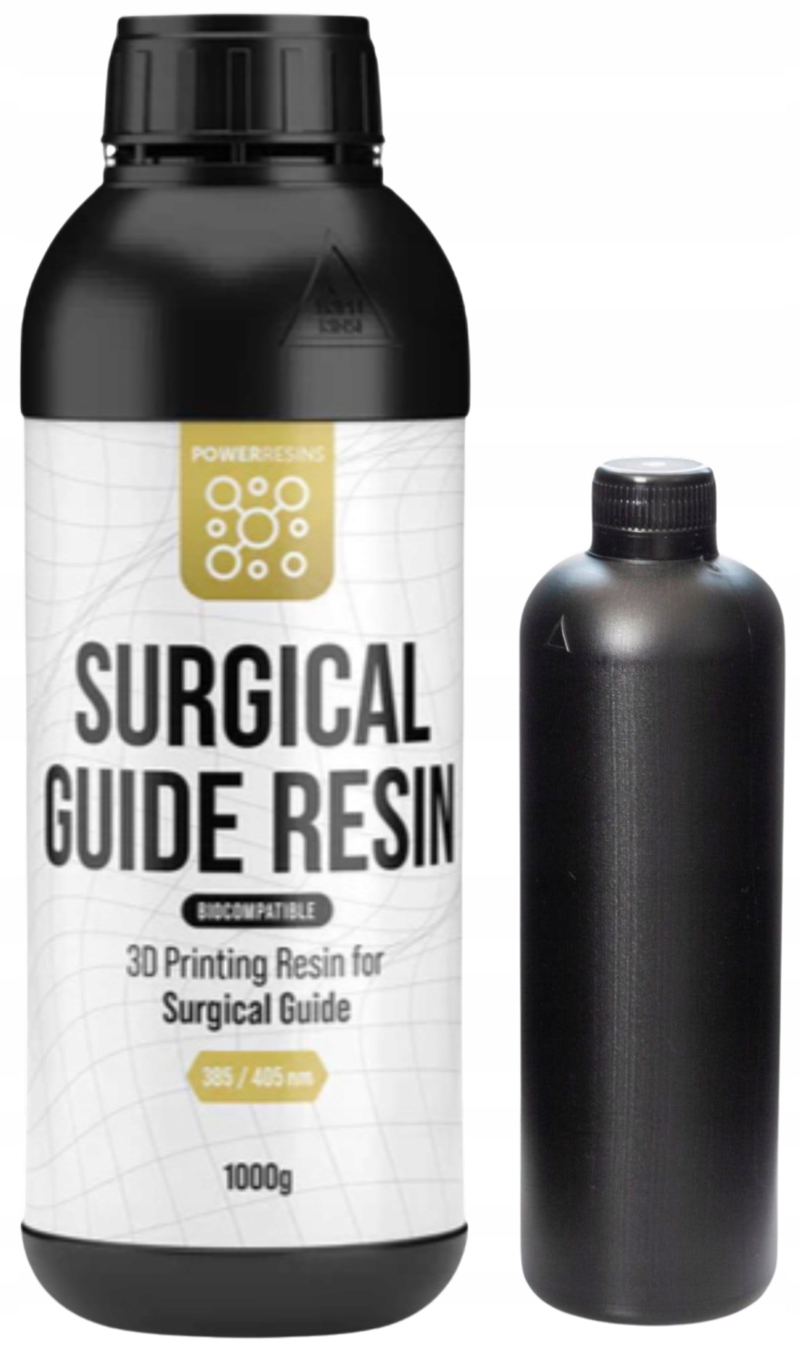 PowerResins Sg chirurgický průhledný Uv resin 0,5 kg 0,5 l pro 3D tiskárny