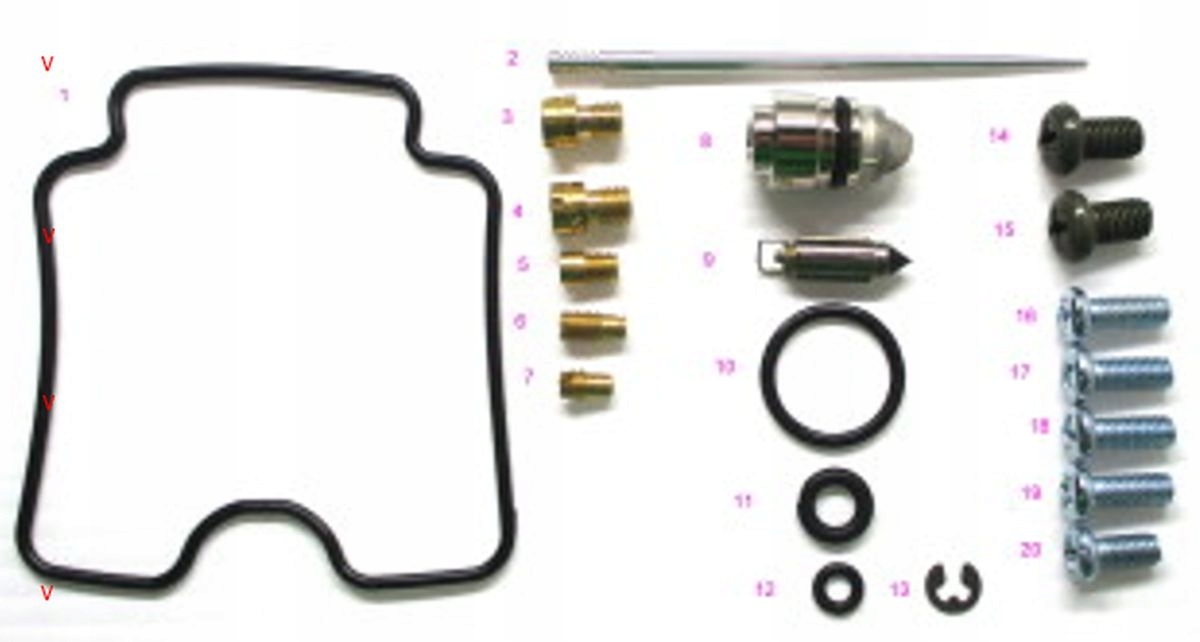 Bearing Worx Sada Na Opravu Karburátora Polaris Predator 500 '03-'07 (26-1449
