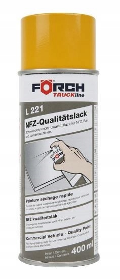 Forch L221 lakier żółty Caterpillar 400ml