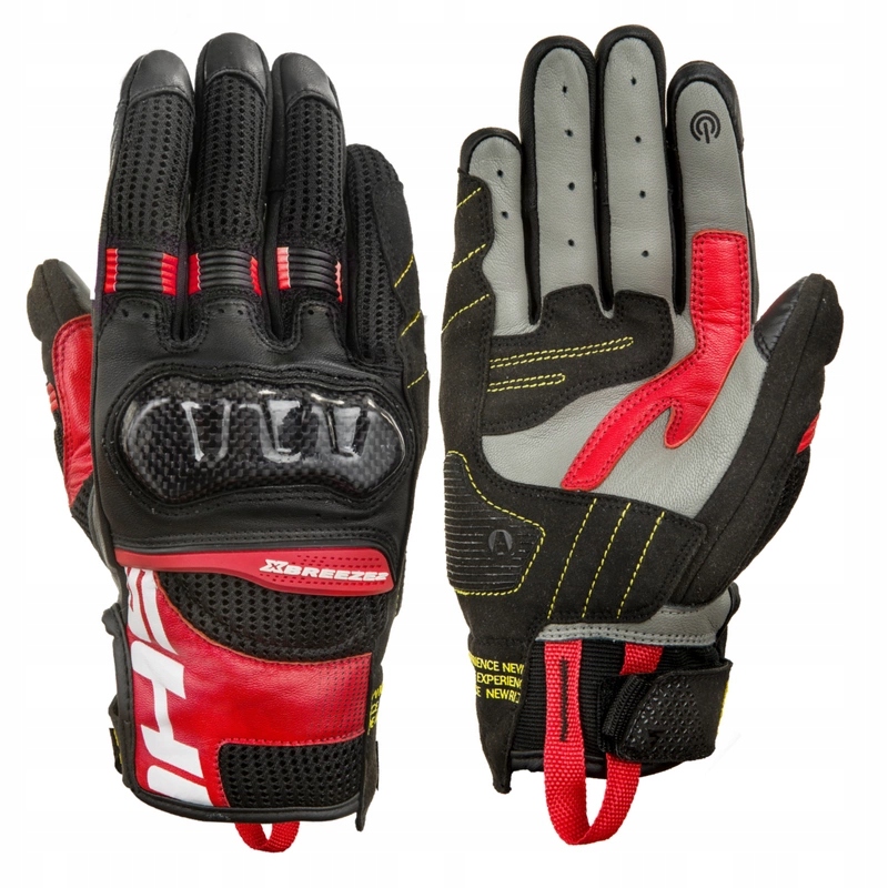 Motocyklové rukavice Shima X-breeze 2 Red červená Zadarmo