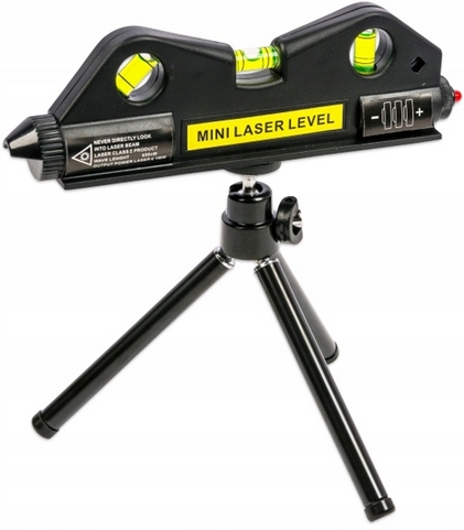 

Poziomica laserowa Mini budowlana Zestaw