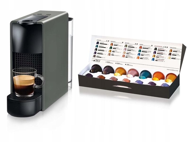 

Ekspres Krups Nespresso Essenza Mini XN110B Szary